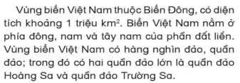 Vùng biển nước ta