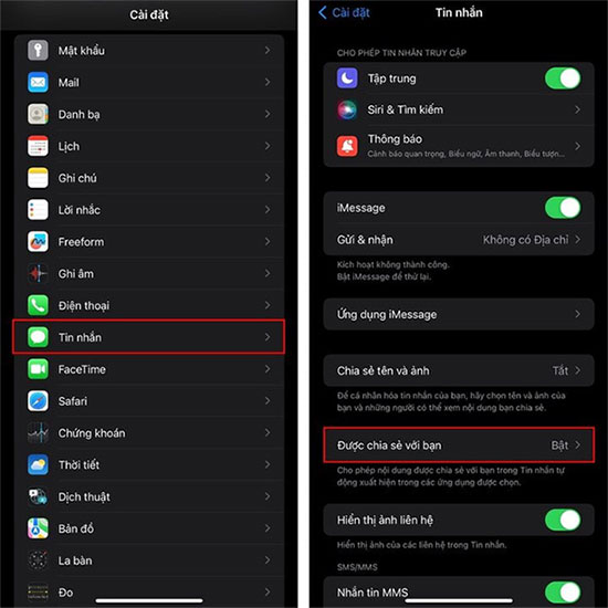 Cách chặn lưu ảnh iMessage trên iPhone