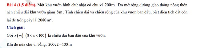 Đáp án đề thi vào 10 môn Toán Bình Dương năm 2024