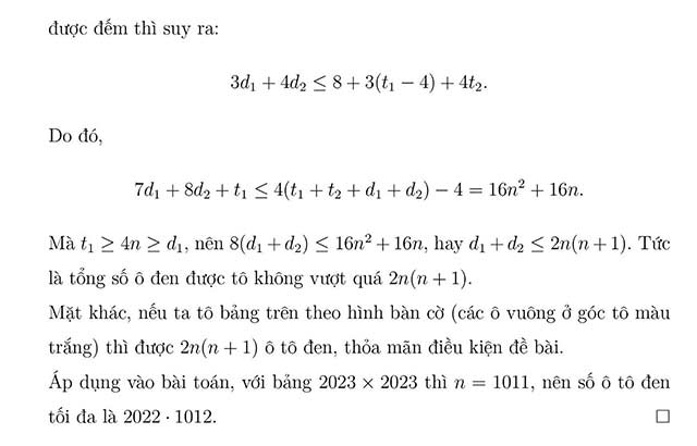 Đáp án đề thi vào 10 môn Toán Chuyên Khoa học tự nhiên Hà Nội 2024