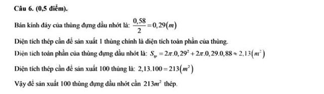 Đáp án đề thi vào 10 môn Toán Sóc Trăng năm 2024