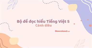 Bộ đề đọc hiểu Tiếng Việt 5 Cánh Diều
