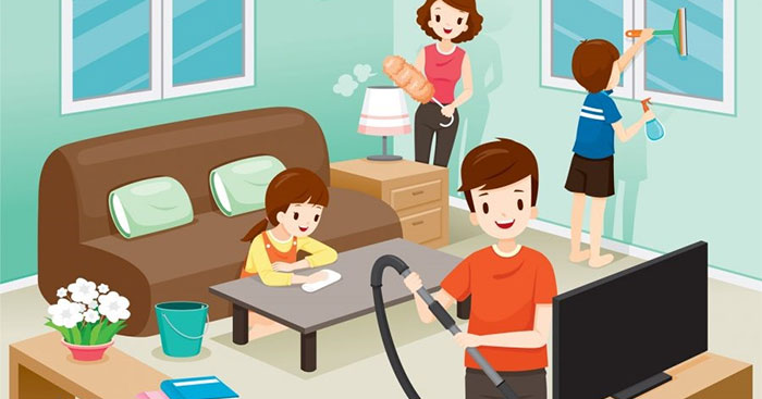 Viết về những gì gia đình bạn thường làm khi bạn còn nhỏ bằng Tiếng Anh Write about what your family used to do when you were little