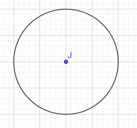 Vẽ đường tròn bằng phần mềm GeoGebra