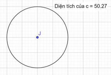 Vẽ đường tròn bằng phần mềm GeoGebra