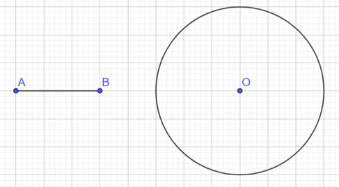 Vẽ đường tròn bằng phần mềm GeoGebra