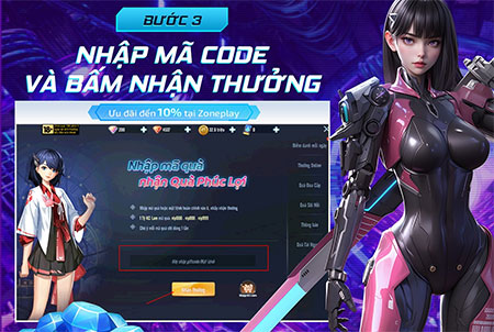 Nhập code game Mã Tiến Hóa X