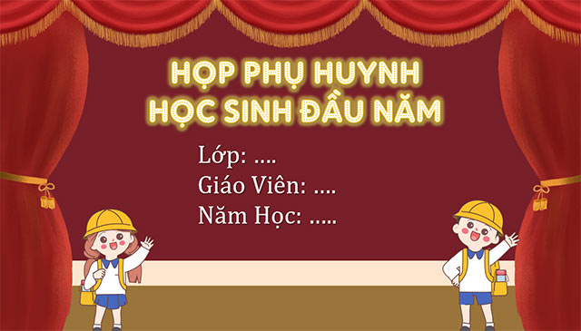 Mẫu PowerPoint Họp phụ huynh đầu năm học 2024 – 2025 8 Bài thuyết trình họp phụ huynh đầu năm học mới