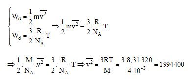 Áp suất - Động năng của phân tử khí