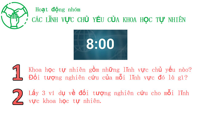 Bài giảng điện tử Khoa học tự nhiên lớp 6