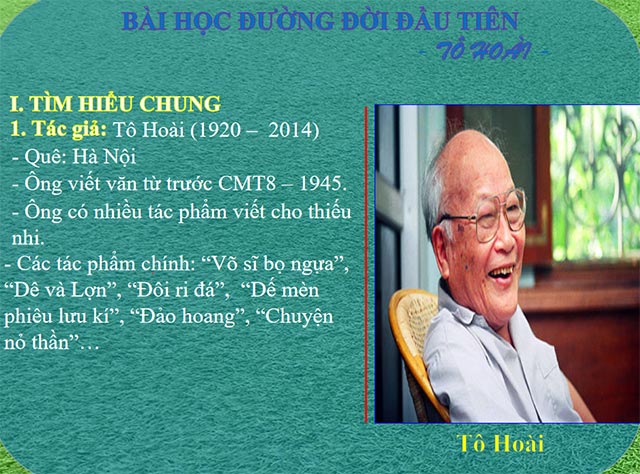 Bài giảng điện tử Ngữ văn lớp 6