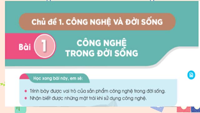 Giáo án PowerPoint Công nghệ 5 Cánh diều