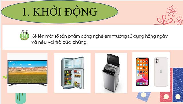 Giáo án PowerPoint Công nghệ 5 Cánh diều