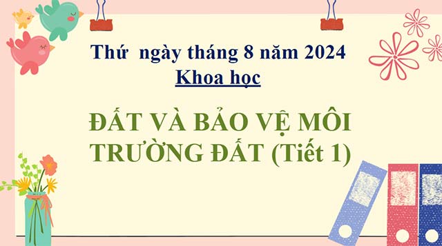 Giáo án PowerPoint Khoa học 5 Cánh diều