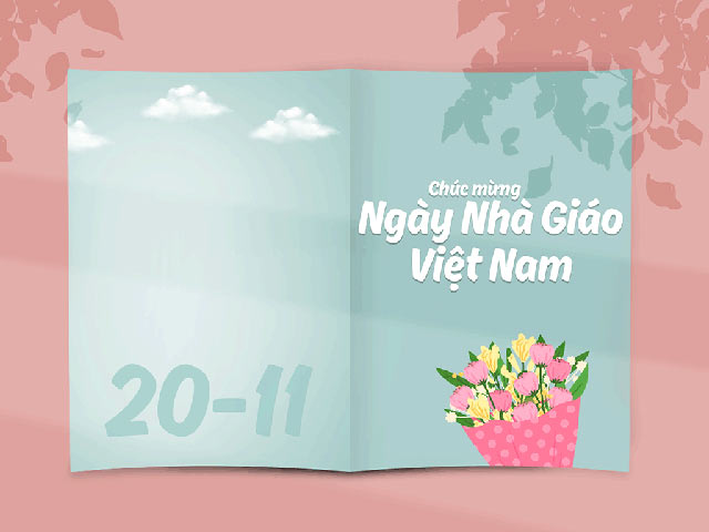 Bộ Thiệp 20/11 đẹp