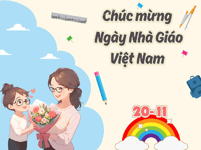 Thiệp chúc mừng ngày 20/11