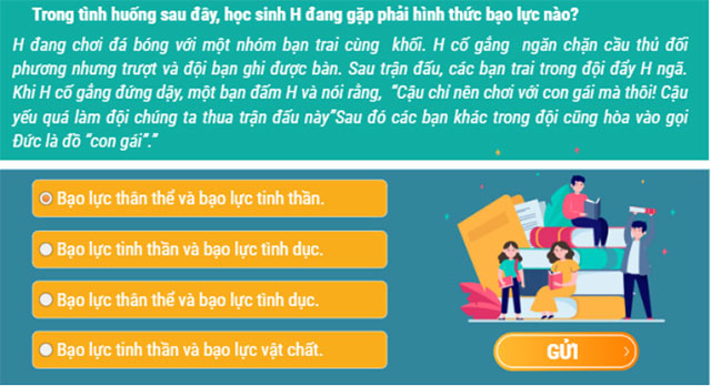 Đáp án tập huấn Giáo dục giới tính