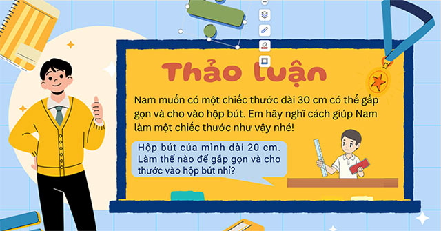 PowerPoint STEM Thước gấp