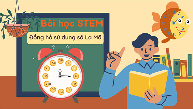 PowerPoint STEM Đồng hồ sử dụng số La Mã Bài giảng STEM lớp 3