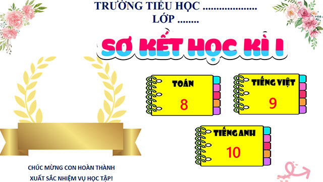 PowerPoint Vinh danh sơ kết học kì 1