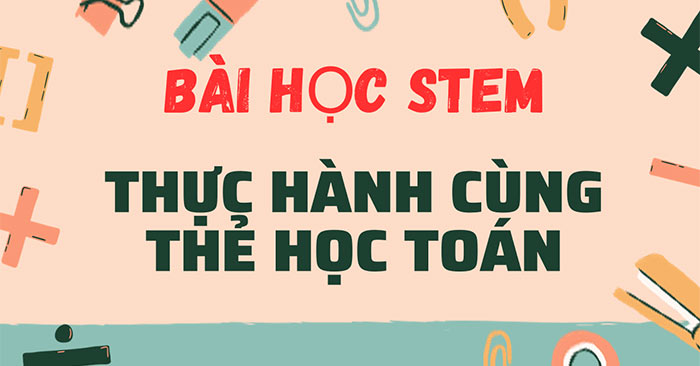 PowerPoint STEM Thực hành cùng thẻ học Toán